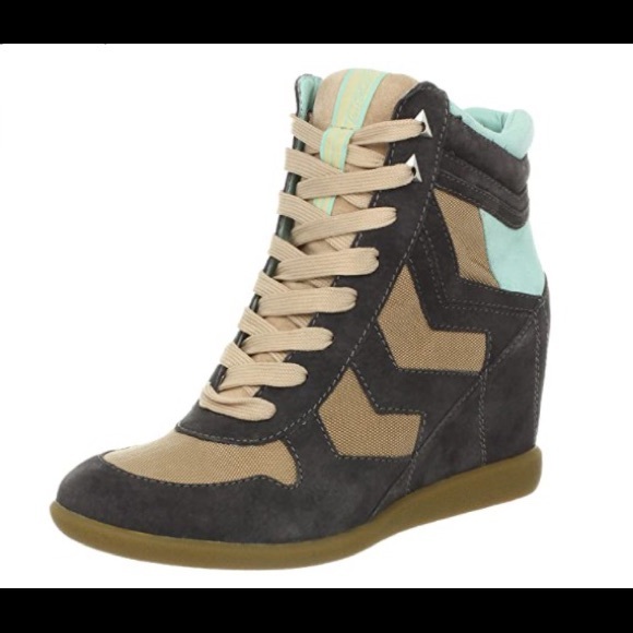 NWOT Sam Edelman Bennett Wedge Sneaker, Size 9 - Picture 4 of 12